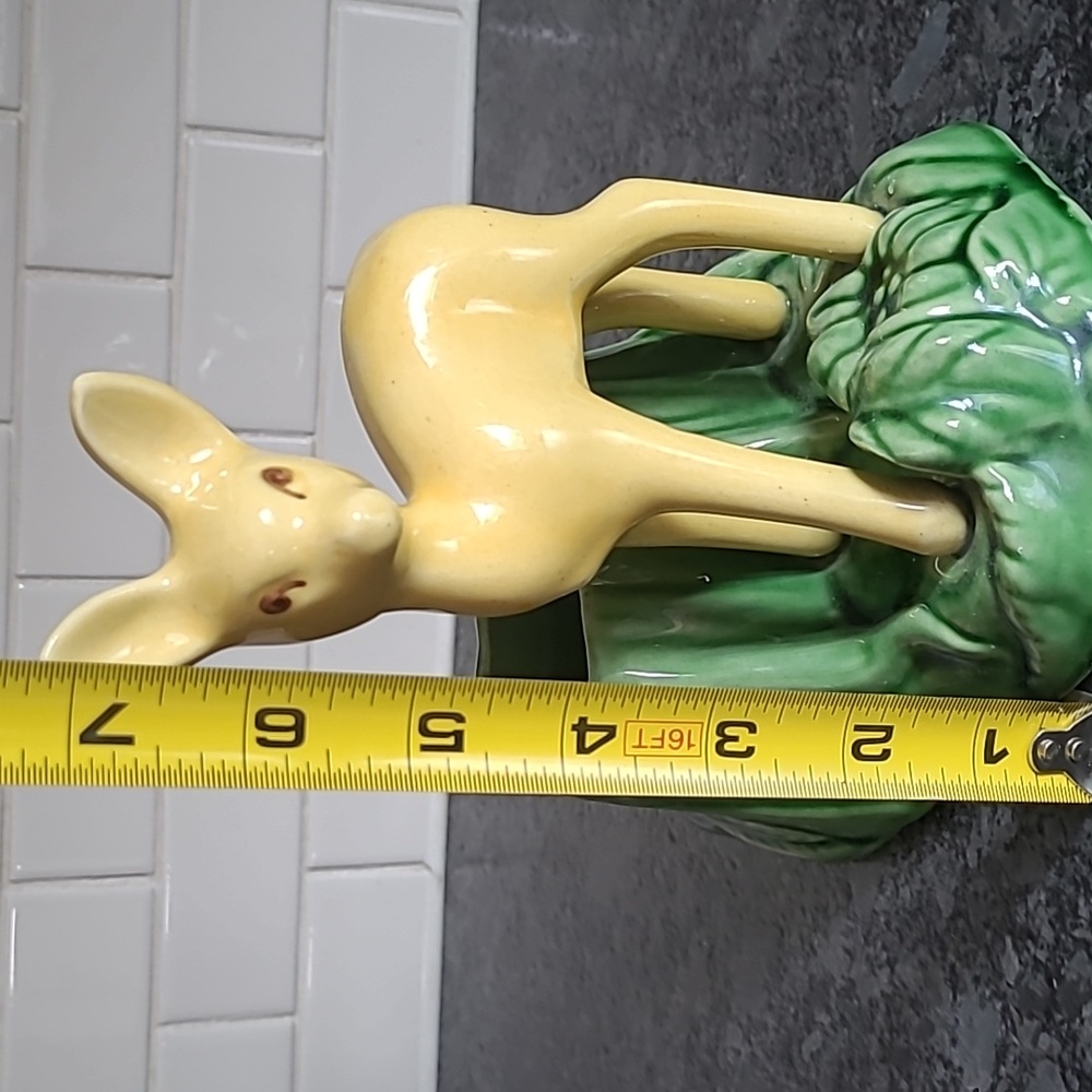 Shawnee Art Pottery Yellow Deer Planter  - Vintage MCM - Picture 11 of 13